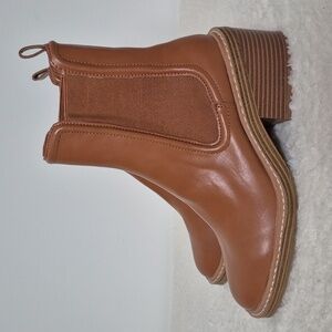 Steven by Steve Madden Women's Cabell Pull On Tan Boots, 6.5M